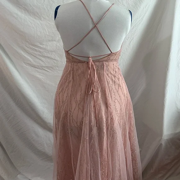 Signature Pink Prom Dress - Picture 4 of 4